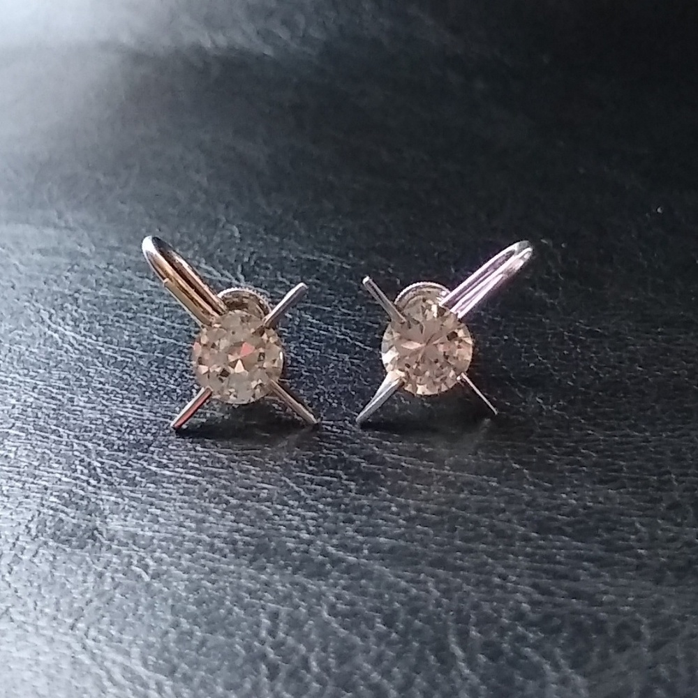 Cee Tee vintage sterling silver earrings